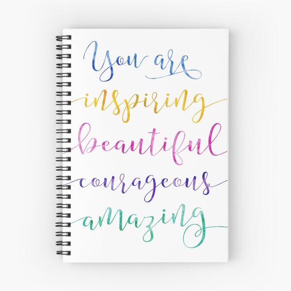Item preview, You are Inspiring Beautiful Courageous Amazing designed and sold by Trusting4Peace.