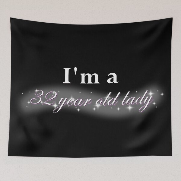 Item preview, 32 year old lady designed and sold by Suchnothing.