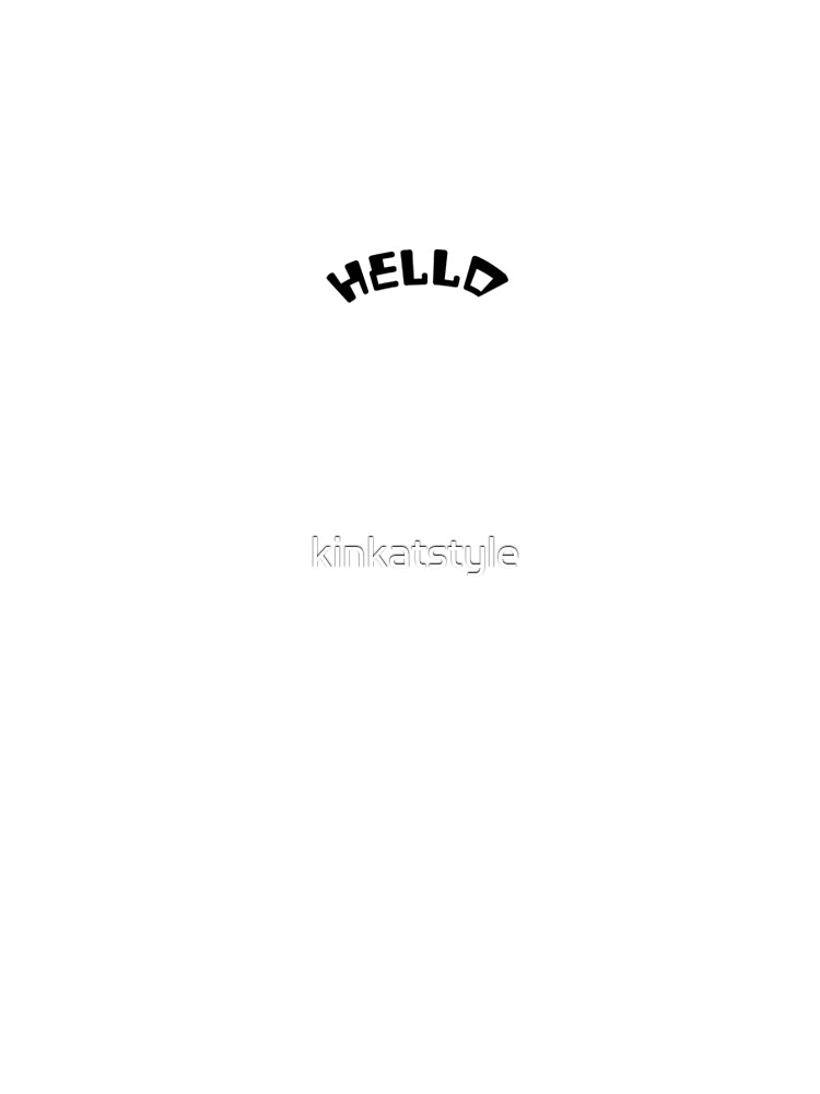 Thumbnail 4 of 4, A-Line Dress, Hello designed and sold by kinkatstyle.