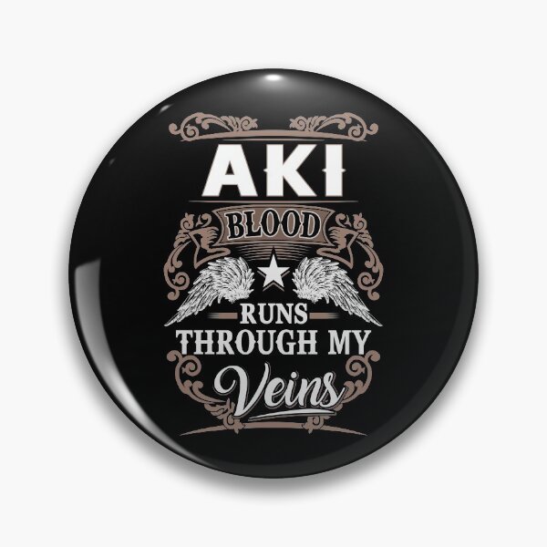 Artikelvorschau, Aki Name T Shirt - Aki Blut fließt durch meine Adern Geschenkartikel Tee entworfen und verkauft von frischmanjose.
