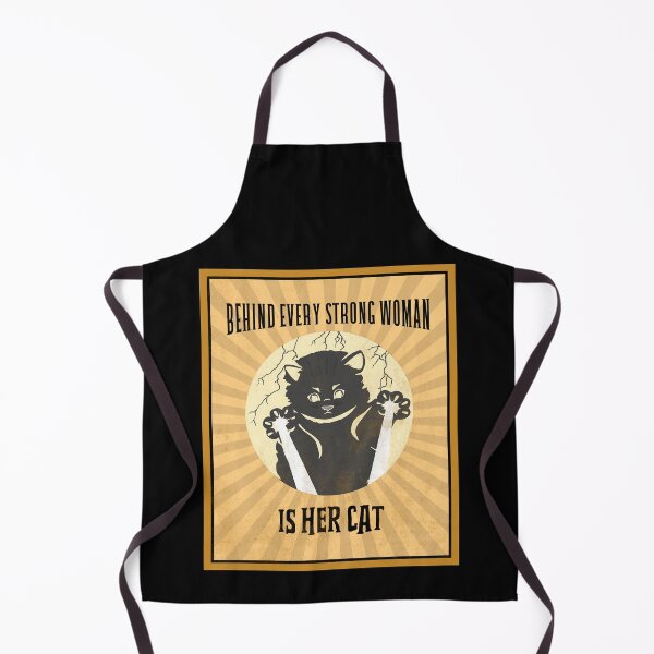 Item preview, behind every strong woman is her cat designed and sold by reka88.
