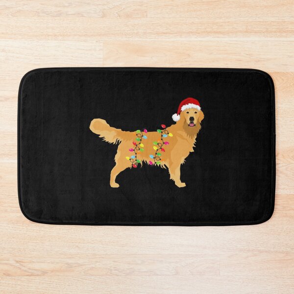 Item preview, Golden Retriever Holiday Christmas Light - Golden Retriever Christmas in Santa Hat Holiday Santa Dog designed and sold by ExploreTheStore.