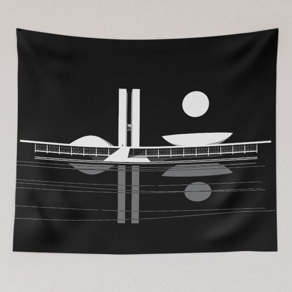 Item preview, Niemeyer - National Congress of Brazil (Night) designed and sold by 7115.