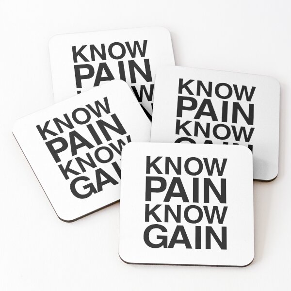 Item preview, Know Pain, Know Gain designed and sold by AndyTats.