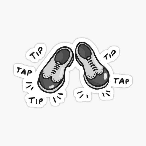 Item preview, Lula'sWorld - Viaggia, danza, ama - Tapdance - pins, stickers, masks designed and sold by VagoGraphicArt.