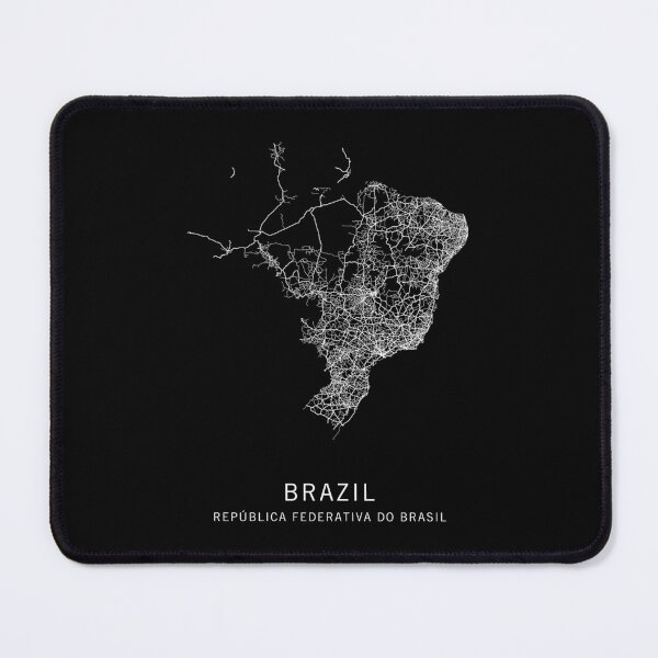 Item preview, Brazil Road Map designed and sold by clarkstpress.