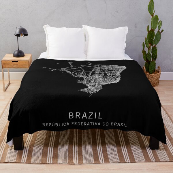 Item preview, Brazil Road Map designed and sold by clarkstpress.
