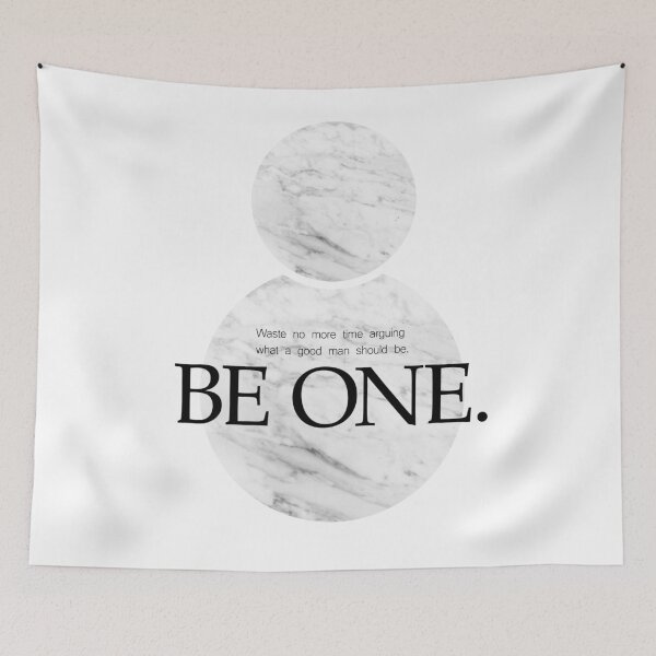 Artikelvorschau, Verschwenden Sie keine Zeit mehr darüber zu streiten, was ein guter Mann sein sollte. BE ONE entworfen und verkauft von exr378.