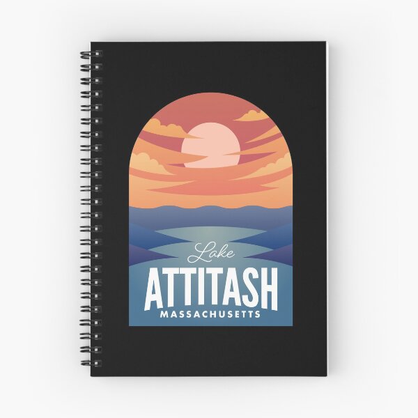 Item preview, Lake Attitash MA Retro Sunset designed and sold by HalpinDesign.