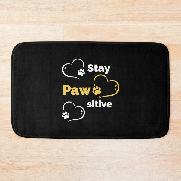 Item preview, Stay Pawsitive - Be Pawsitive - Funny Dog Stay Positive Pun Gifts For Dog Lovers designed and sold by ExploreTheStore.