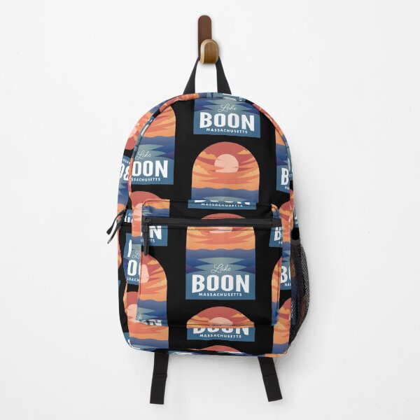 Item preview, Lake Boon MA Retro Sunset designed and sold by HalpinDesign.