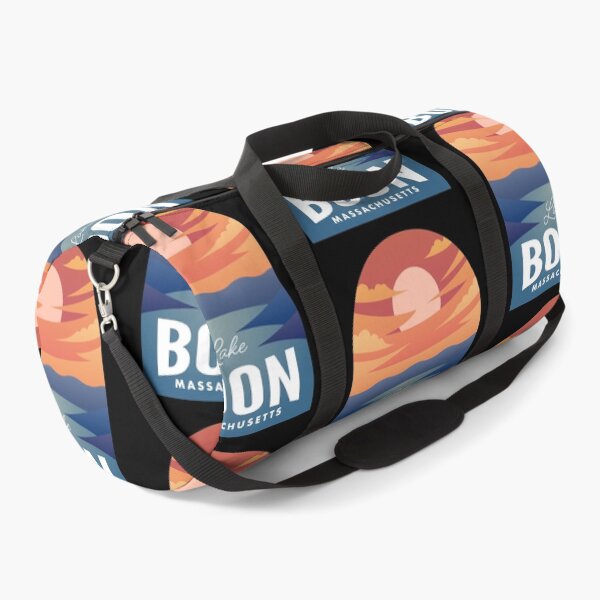 Item preview, Lake Boon MA Retro Sunset designed and sold by HalpinDesign.