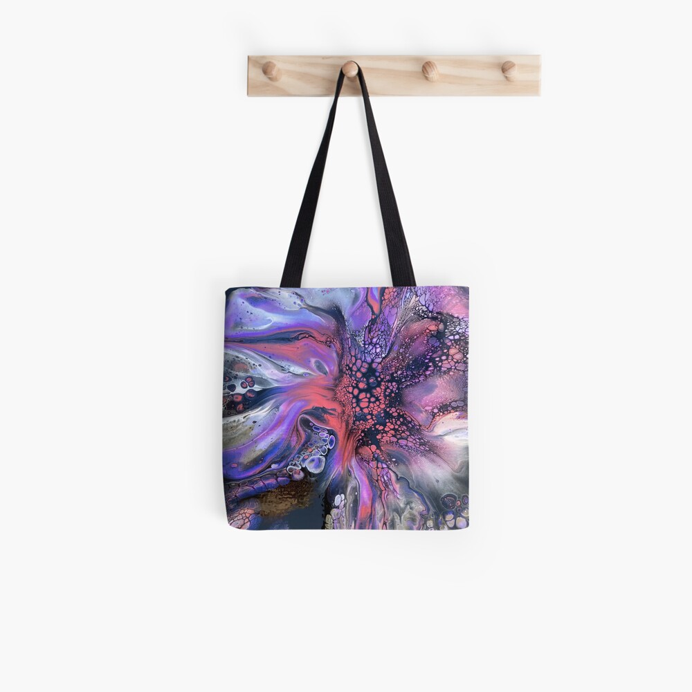 Galaxy Flower | Flower Nebula Tote Bag