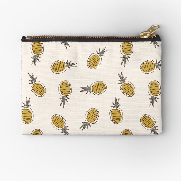 Pineapples Pattern Pencilcase Zipper Pouch