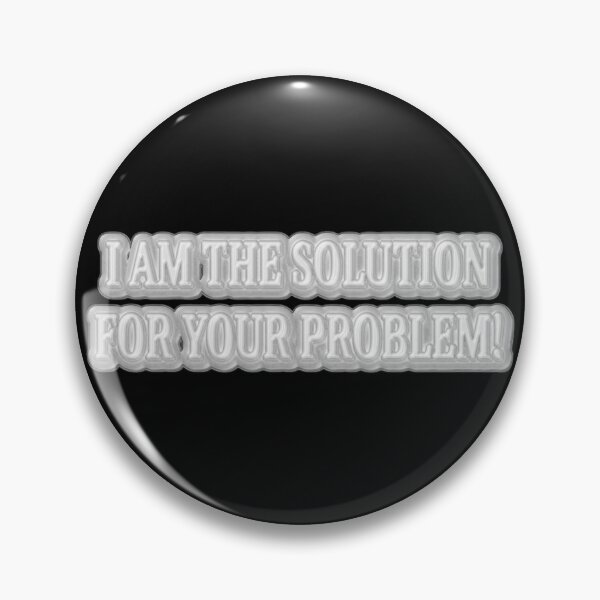Item preview, Cute Artwork Design About "I AM THE SOLUTION" Buy Now designed and sold by Health And Fitness Posts e-Store.