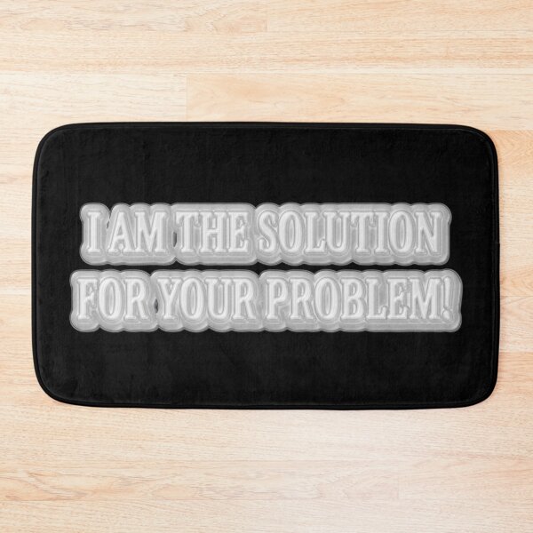 Item preview, Cute Artwork Design About "I AM THE SOLUTION" Buy Now designed and sold by Health And Fitness Posts e-Store.