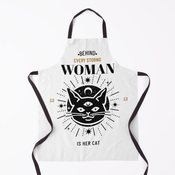 Item preview, behind every strong woman is her cat designed and sold by reka88.