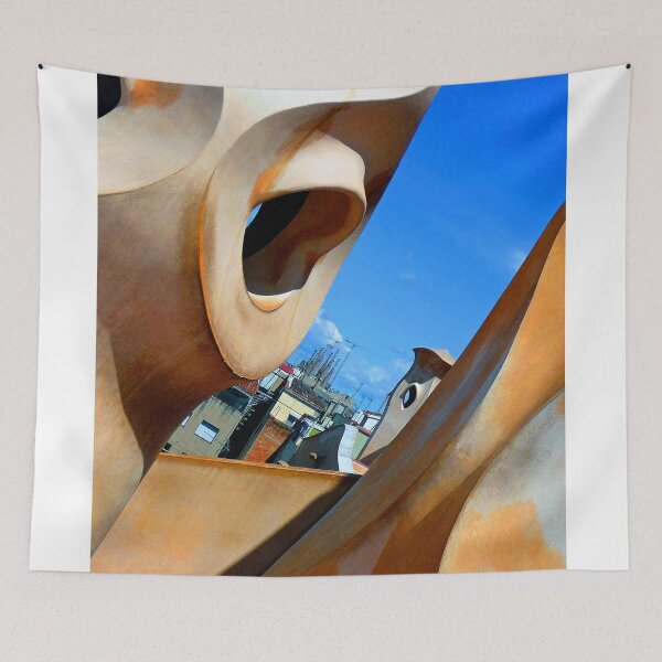 Item preview, La Pedrera Casa Mila Sagrada Familia Barcelona Spain designed and sold by AndyEvansPhotos.