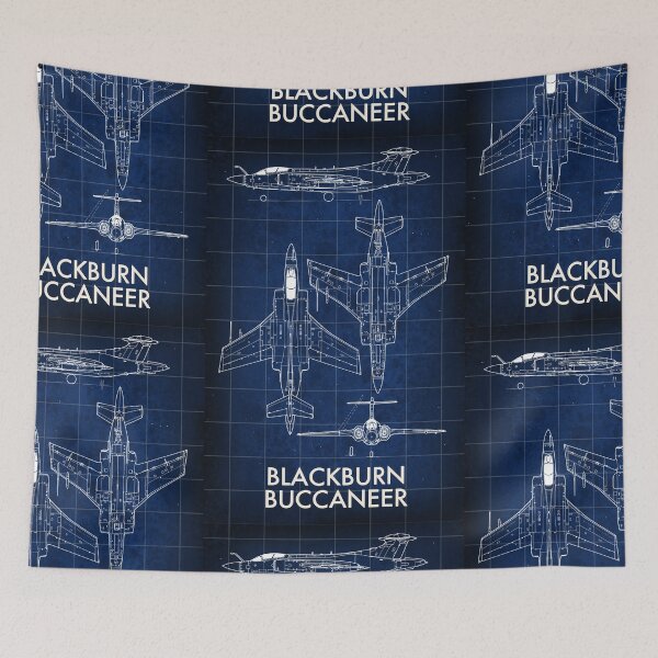 Item preview, Blackburn Buccaneer Fighter Jet Blueprint Schematic designed and sold by Meek-Anime.