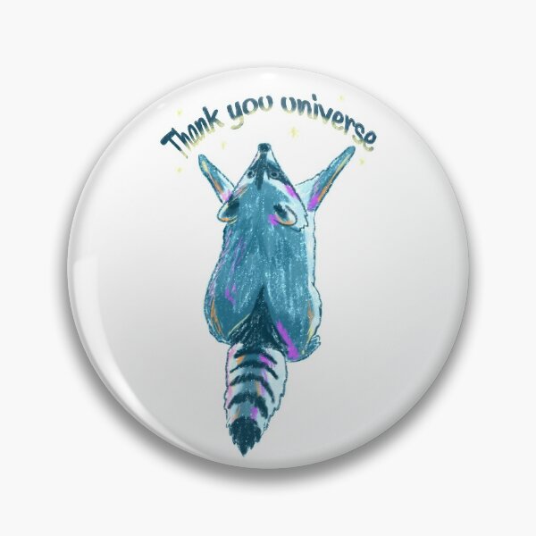 Item preview, Thank you universe raccoon designed and sold by Mayarart.