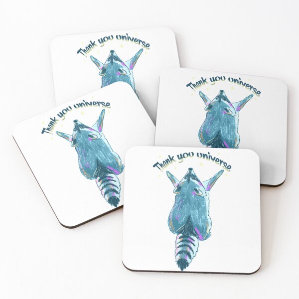Item preview, Thank you universe raccoon designed and sold by Mayarart.