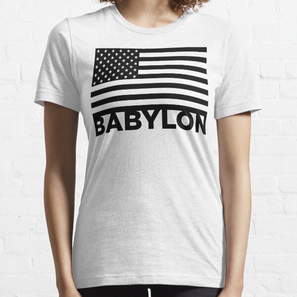 BABYLON FLAG BLK Essential T-Shirt