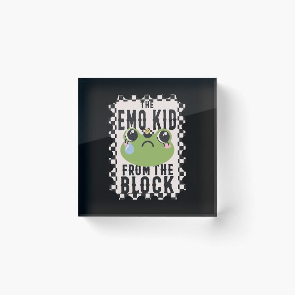 Item preview, The Emo Kid From The Block Frog designed and sold by racharanha.