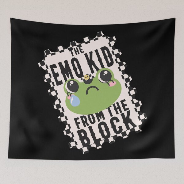 Item preview, The Emo Kid From The Block Frog designed and sold by racharanha.