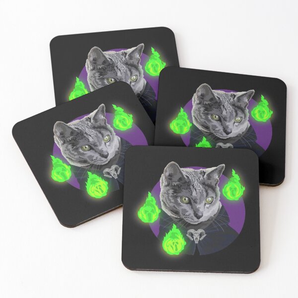 Item preview, Warlock Kitty designed and sold by HanaAbstracts.
