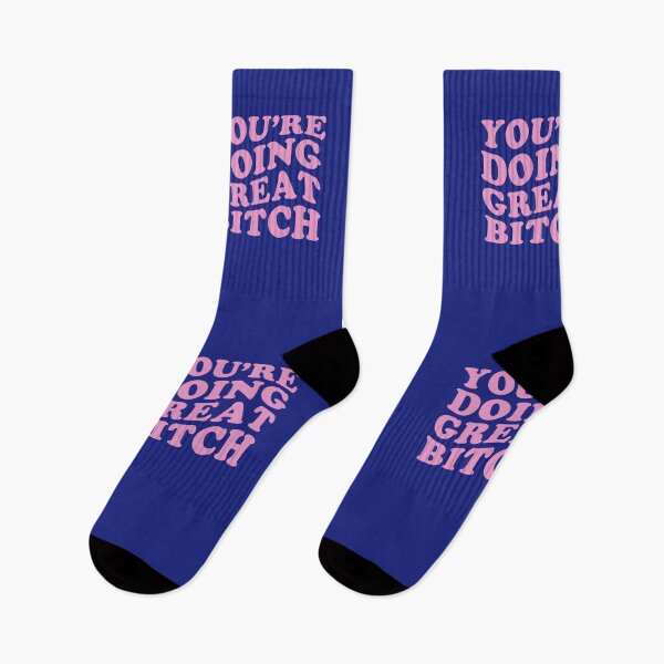 Item preview, Youre Doing Great Bitch - Feminist Motivational Quotes - Quote Sticker Saying designed and sold by Nossikko.