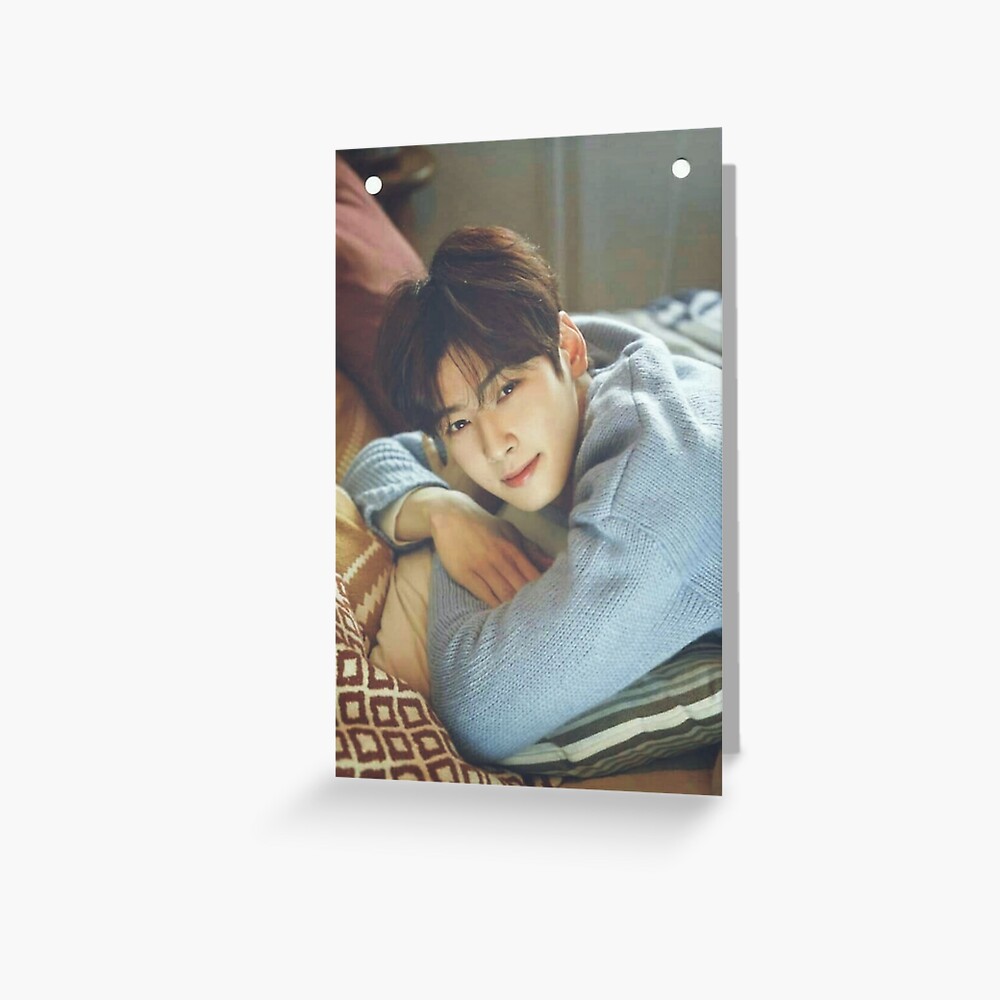 Cha eun woo astro member  Greeting Card for Sale by Divya21