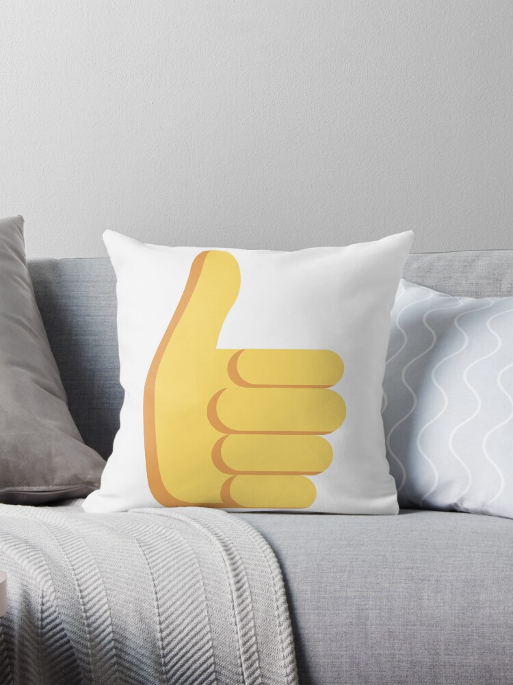Thumbs up emoji pillow new arrivals