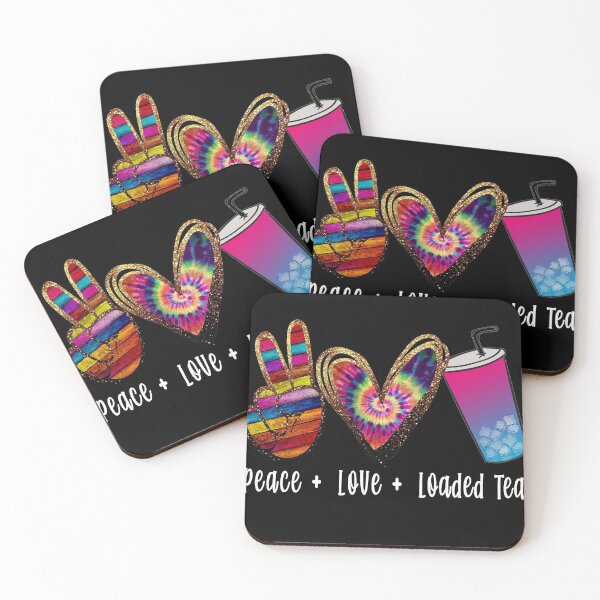 Item preview, Peace Love Loaded Tea Funny Cold Loaded Ice Tea designed and sold by Eddie SH.