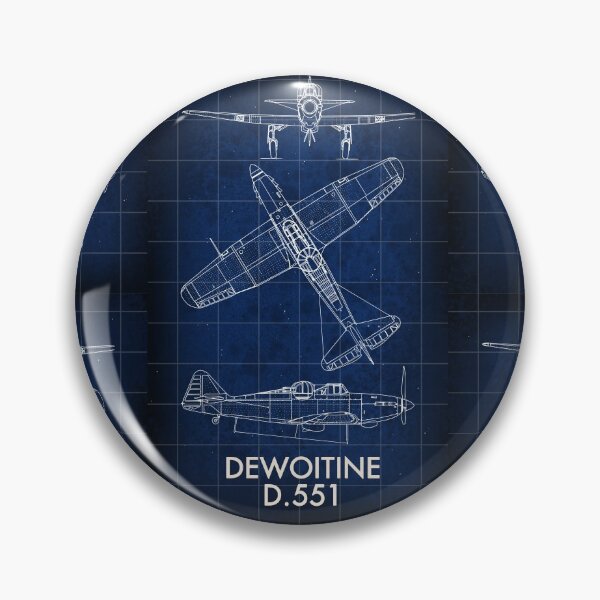 Item preview, Dewoitine D.551 Vintage Aircraft Blueprint Schematic designed and sold by Meek-Anime.