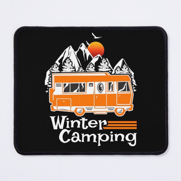 Item preview, Winter Camping Vintage RV Camper Recreational Vehicle designed and sold by CharJens.