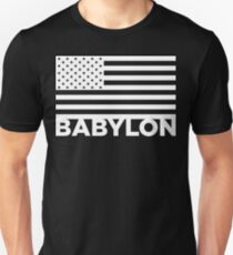 BABYLON FLAG WHT Unisex T-Shirt