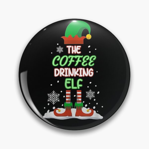 Item preview, the Coffee Drinking Elf  Funny idea gift for nurse student and coffee lovers mornings designed and sold by wi trendshop.