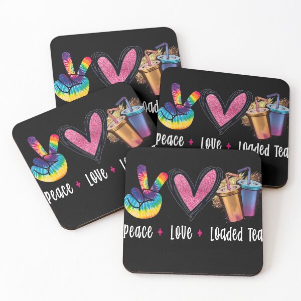 Item preview,  Peace Love Loaded Tea Funny Cold Loaded Ice Tea designed and sold by Eddie SH.
