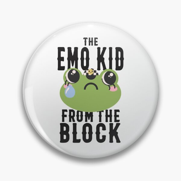 Item preview, The Emo Kid From The Block Frog designed and sold by racharanha.