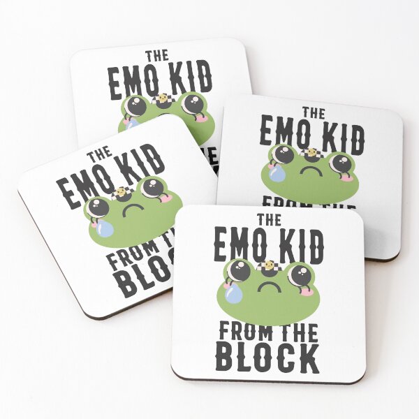 Item preview, The Emo Kid From The Block Frog designed and sold by racharanha.