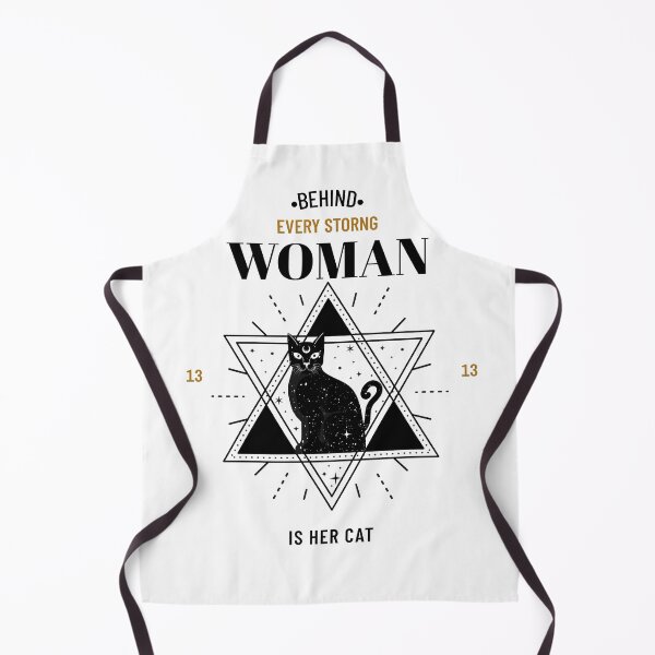 Item preview, behind every strong woman is her cat designed and sold by reka88.