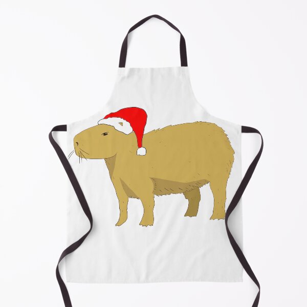 Item preview, Santa capybara designed and sold by The Curious Cat.