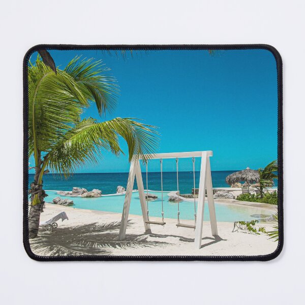 Item preview, Tropical Ocean Palm Tree Beach Paradise  designed and sold by newburyboutique.
