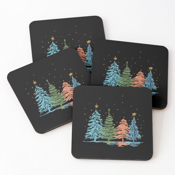 Item preview, Christmas Trees Starry Night designed and sold by Davestre.
