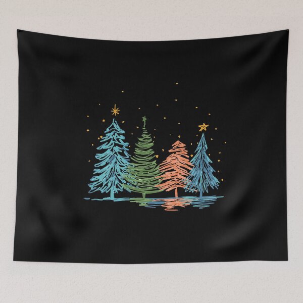 Item preview, Christmas Trees Starry Night designed and sold by Davestre.