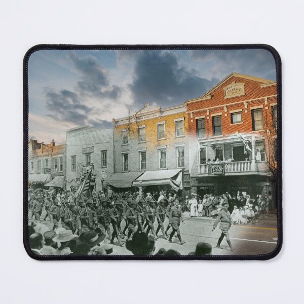 Item preview, Mashup St. Charles, IL - Soldiers March on Main Street designed and sold by Shumway Studio.