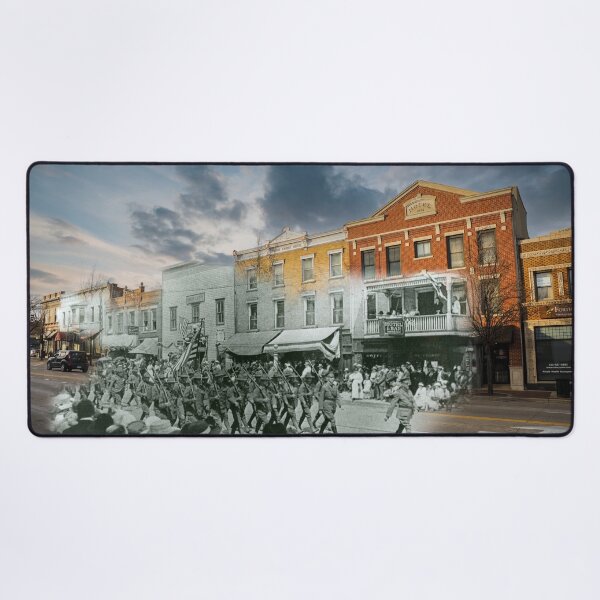 Item preview, Mashup St. Charles, IL - Soldiers March on Main Street designed and sold by Shumway Studio.