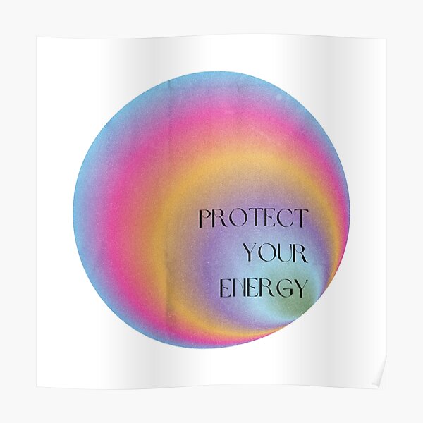 Protect Your Energy Tote Bag, Poster, Prints Poster