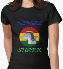 Reggae Shark Dreadlock Women's Fitted T-Shirt