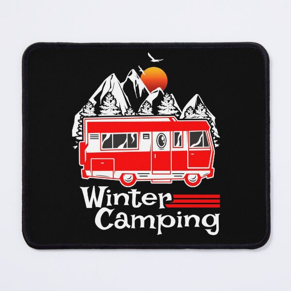 Item preview, Winter Camping Vintage RV Camper Recreational Vehicle designed and sold by CharJens.